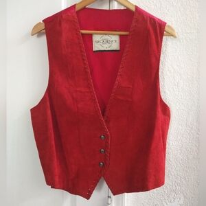 Women's Sequence Leather Vest